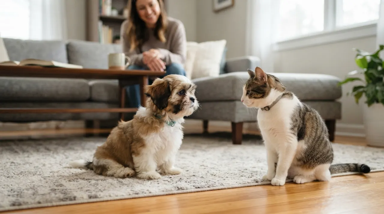 Introducing a Shih Tzu Puppy to Other Pets