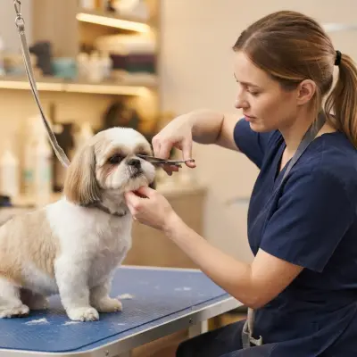 How to Trim a Shih Tzu Face