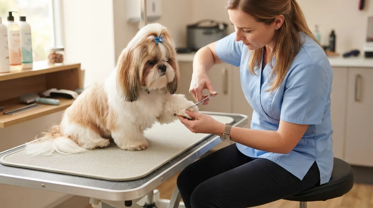 How to Trim Shih Tzu Paws