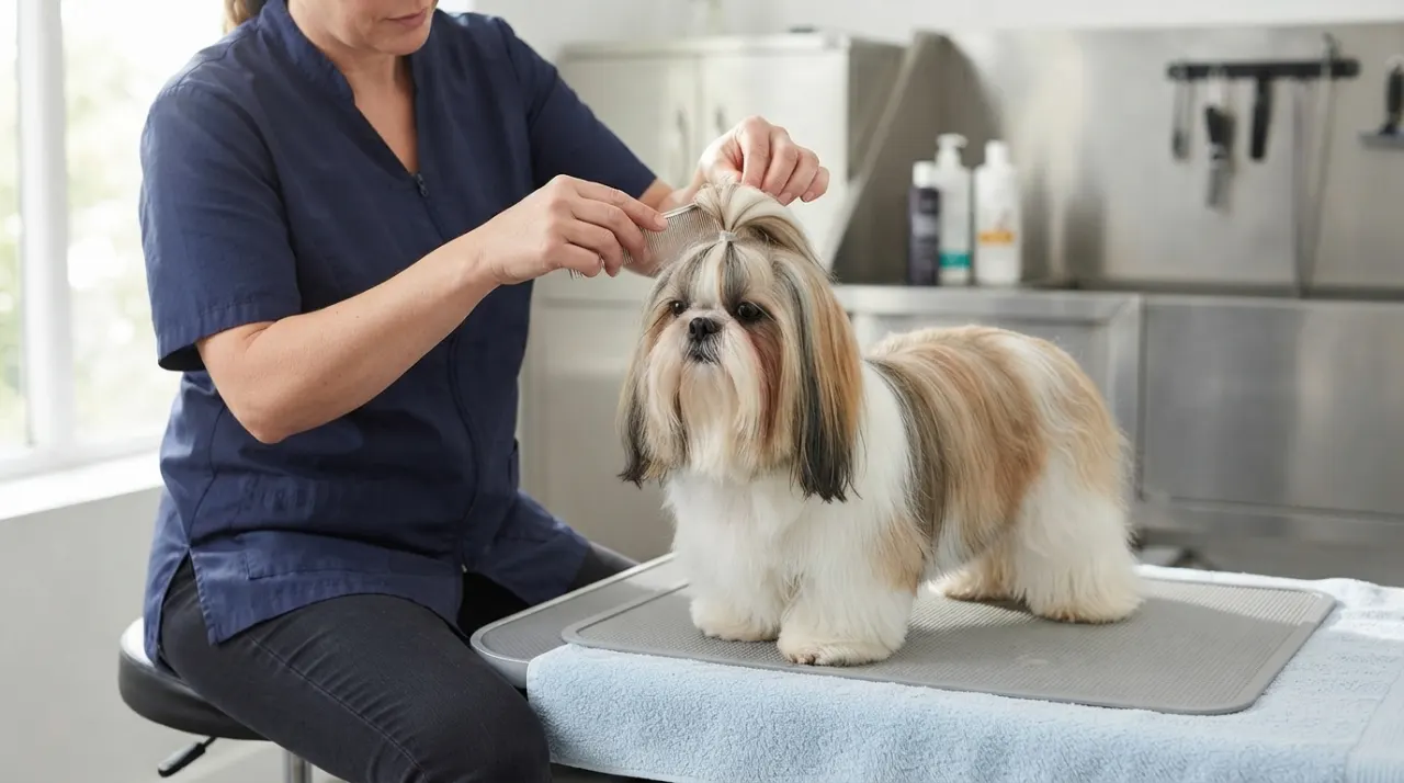 How to Make a Shih Tzu Top Knot
