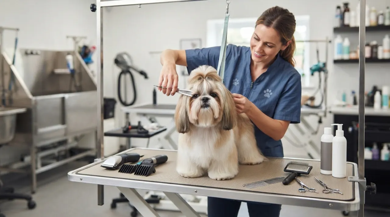 Professional vs. Home Shih Tzu Grooming