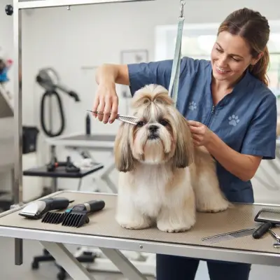 Professional vs. Home Shih Tzu Grooming