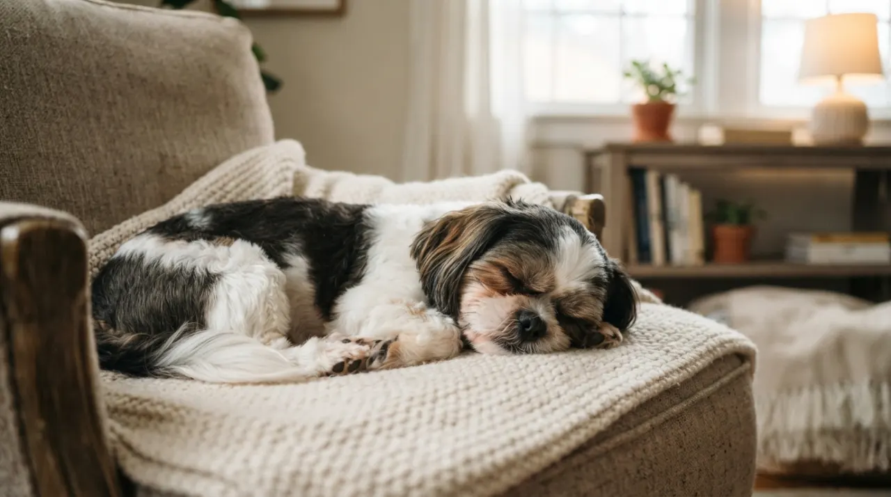 Shih Tzu Sleep and Alone Time