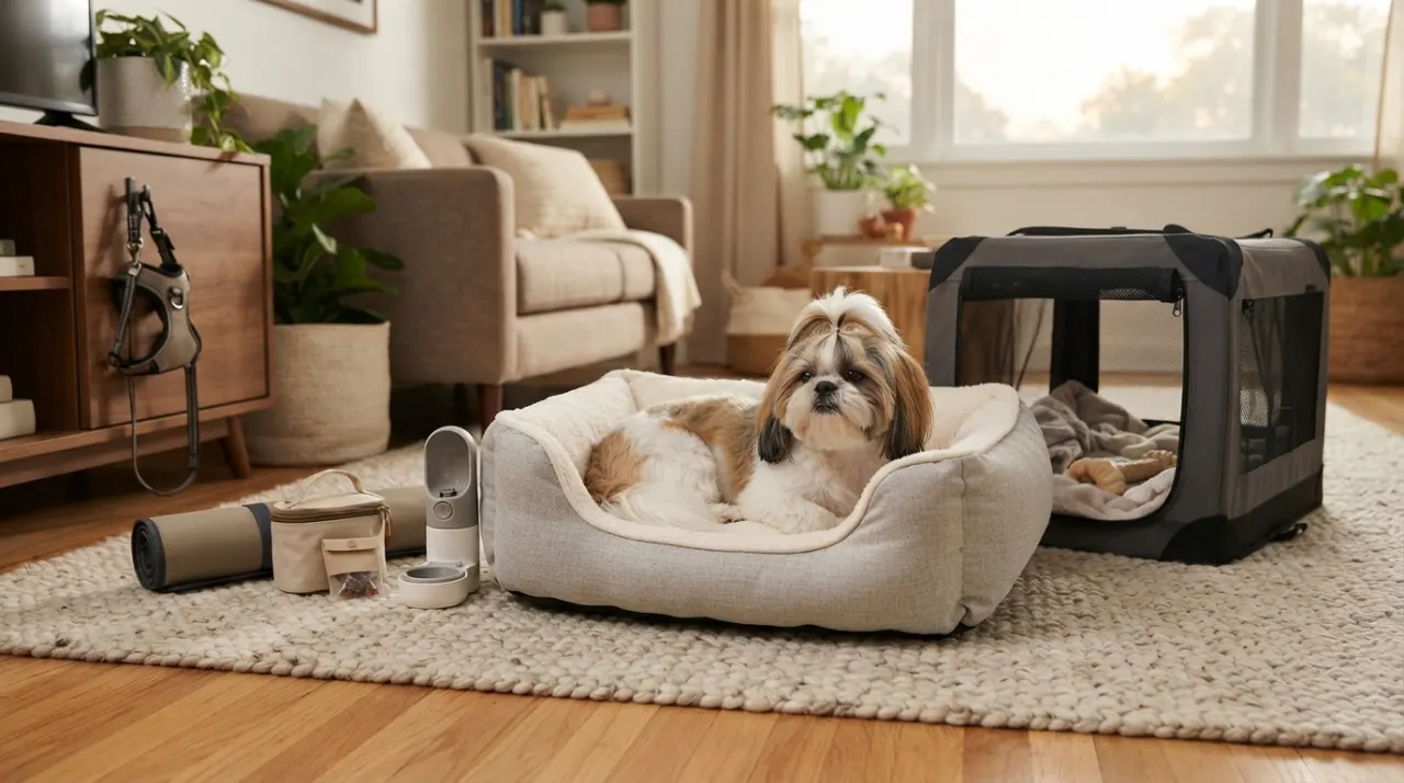 Shih Tzu Beds, Crates, and Travel Gear