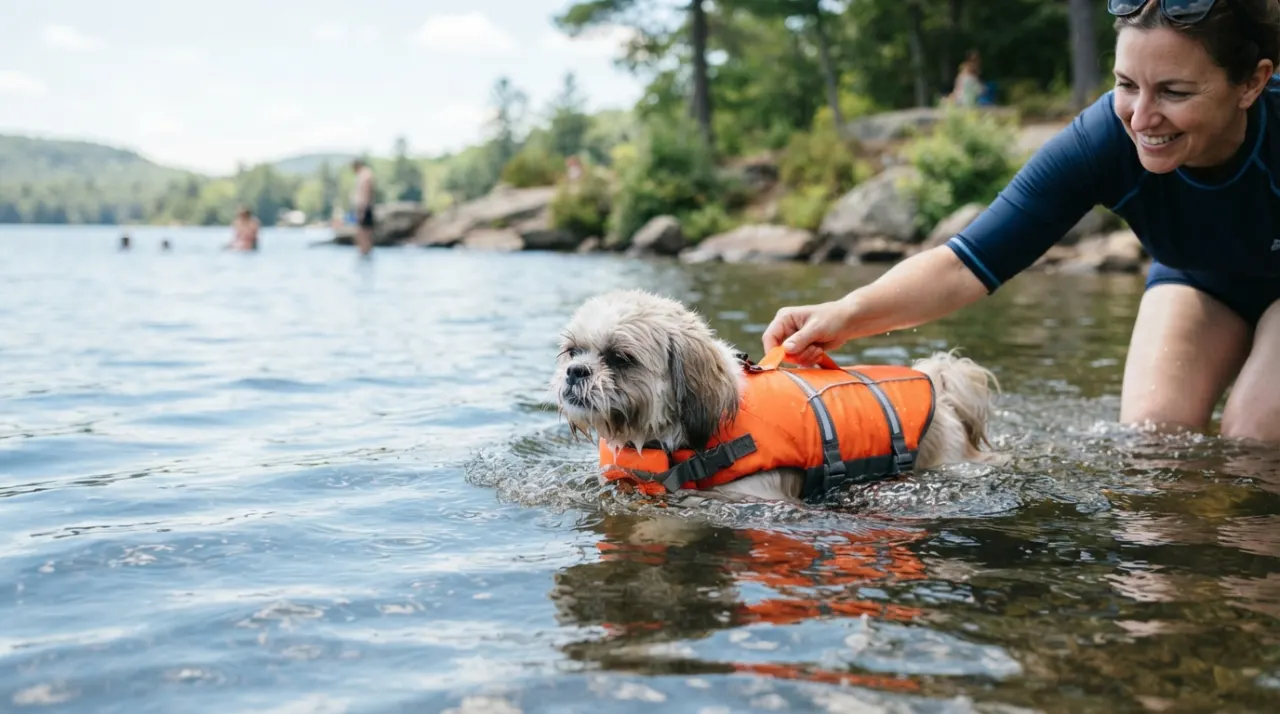 Shih Tzu Water Safety