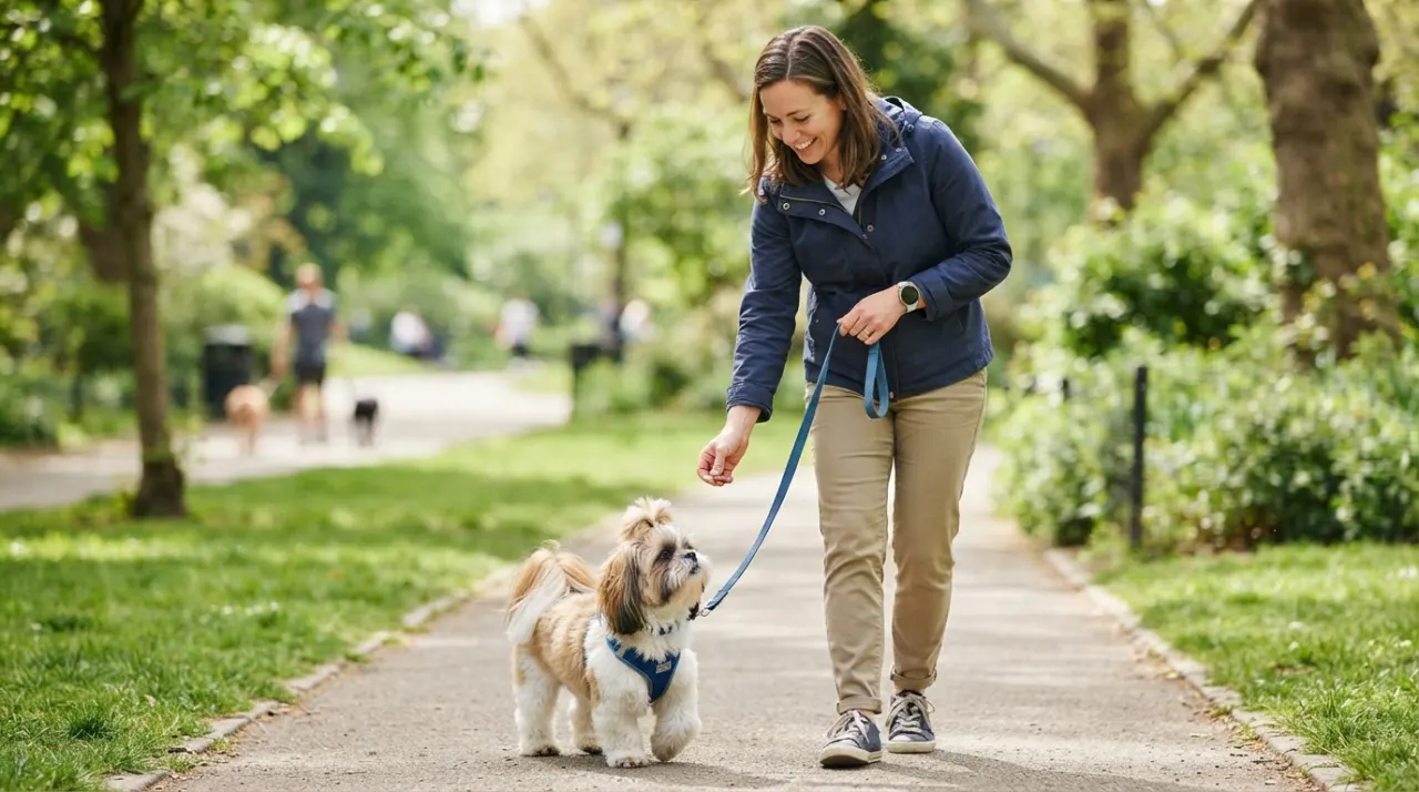 Shih Tzu Leash Training and Basic Commands