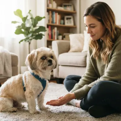 Helping a Fearful Rescue Shih Tzu Adjust