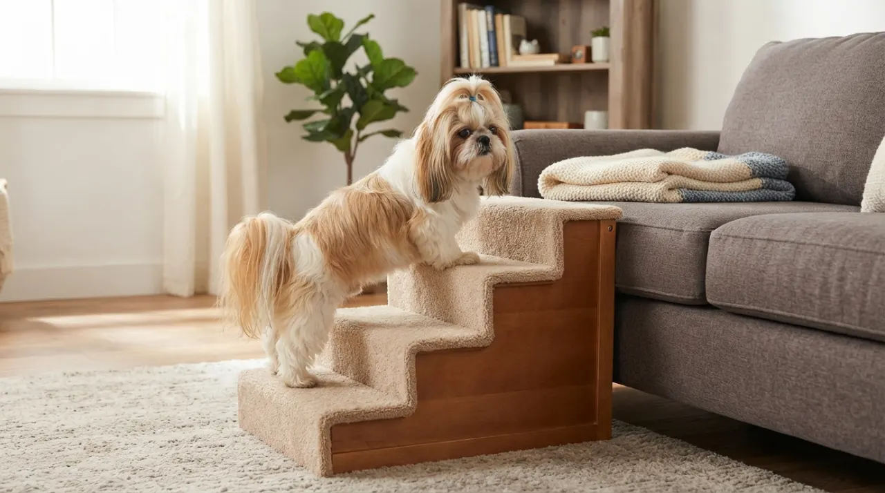 Best Steps and Ramps for Shih Tzus