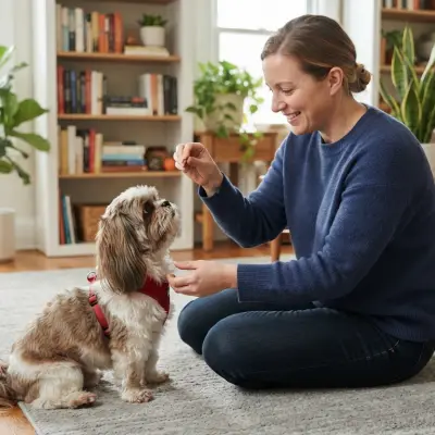 Training an Adult Rescue Shih Tzu