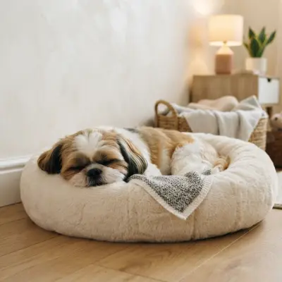 Best Sleeping Area for a Shih Tzu: Bed, Location and Setup