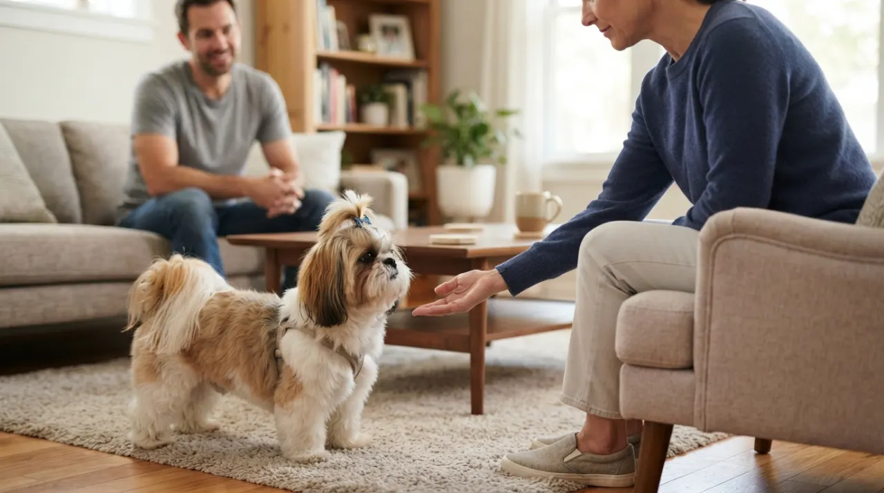 Introducing Visitors to a Shih Tzu