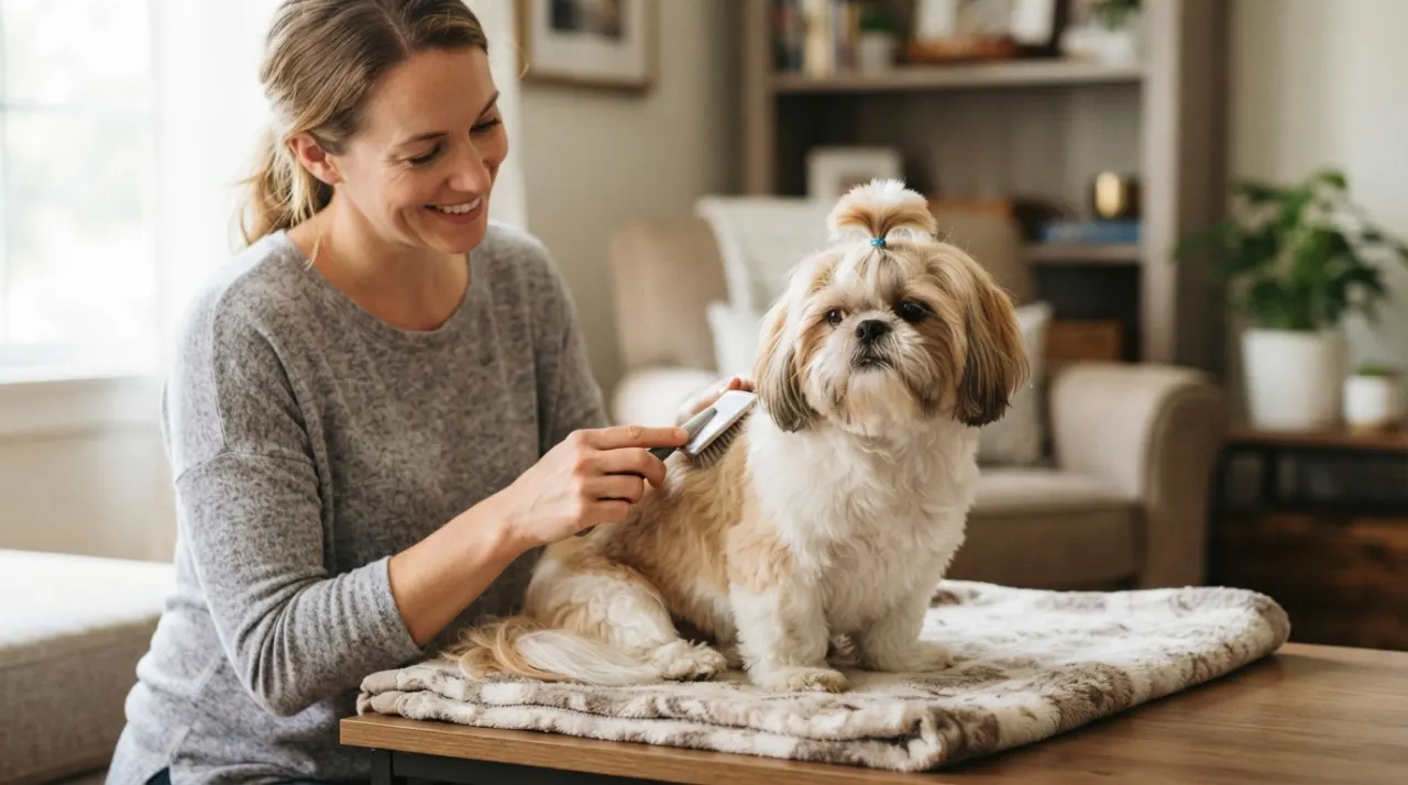 Shih Tzu Care Between Grooming Appointments