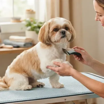 Shih Tzu Grooming Desensitization Guide