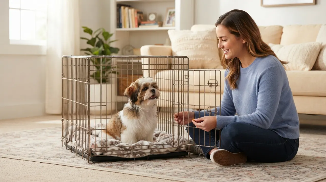 Crate Training a Shih Tzu