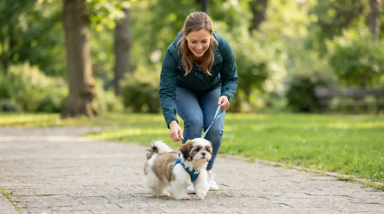Leash Training a Shih Tzu