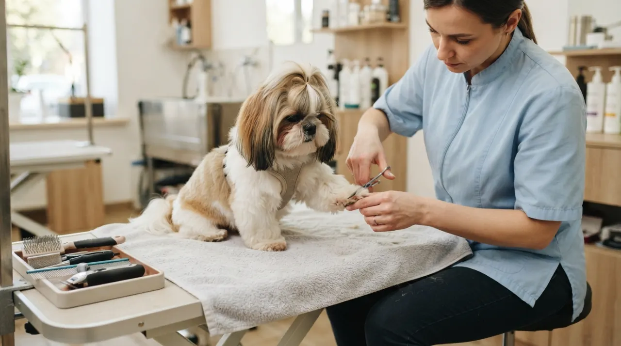 Shih Tzu Paw and Pad Care