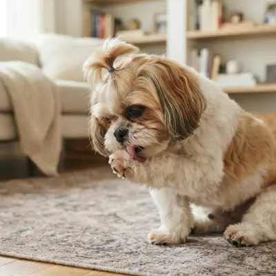 Why Does My Shih Tzu Lick Its Paws?