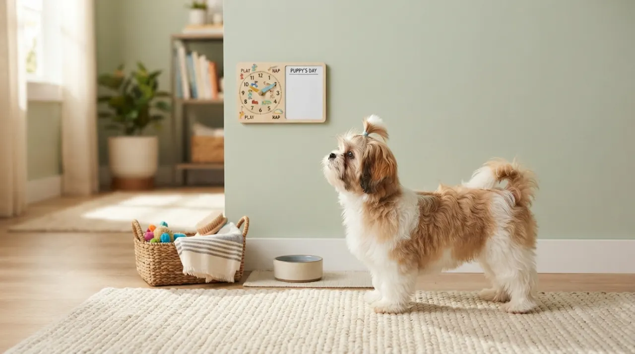 Shih Tzu Puppy Schedule