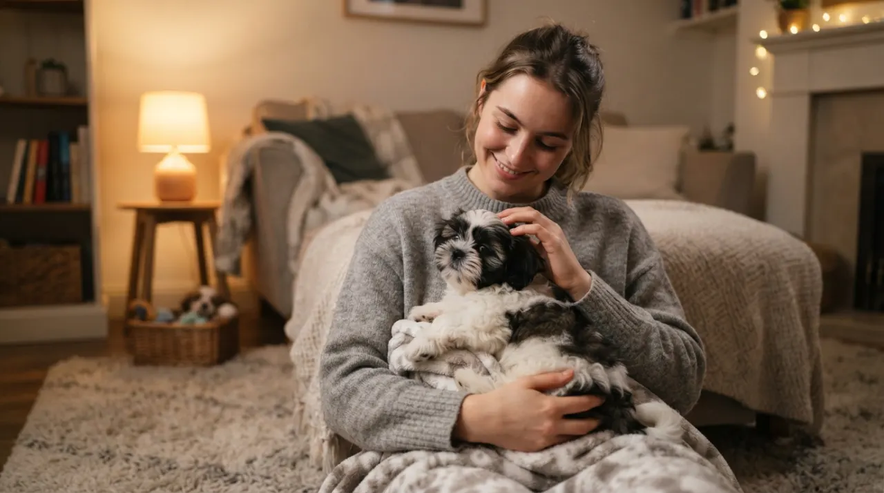 First Night With a Shih Tzu Puppy