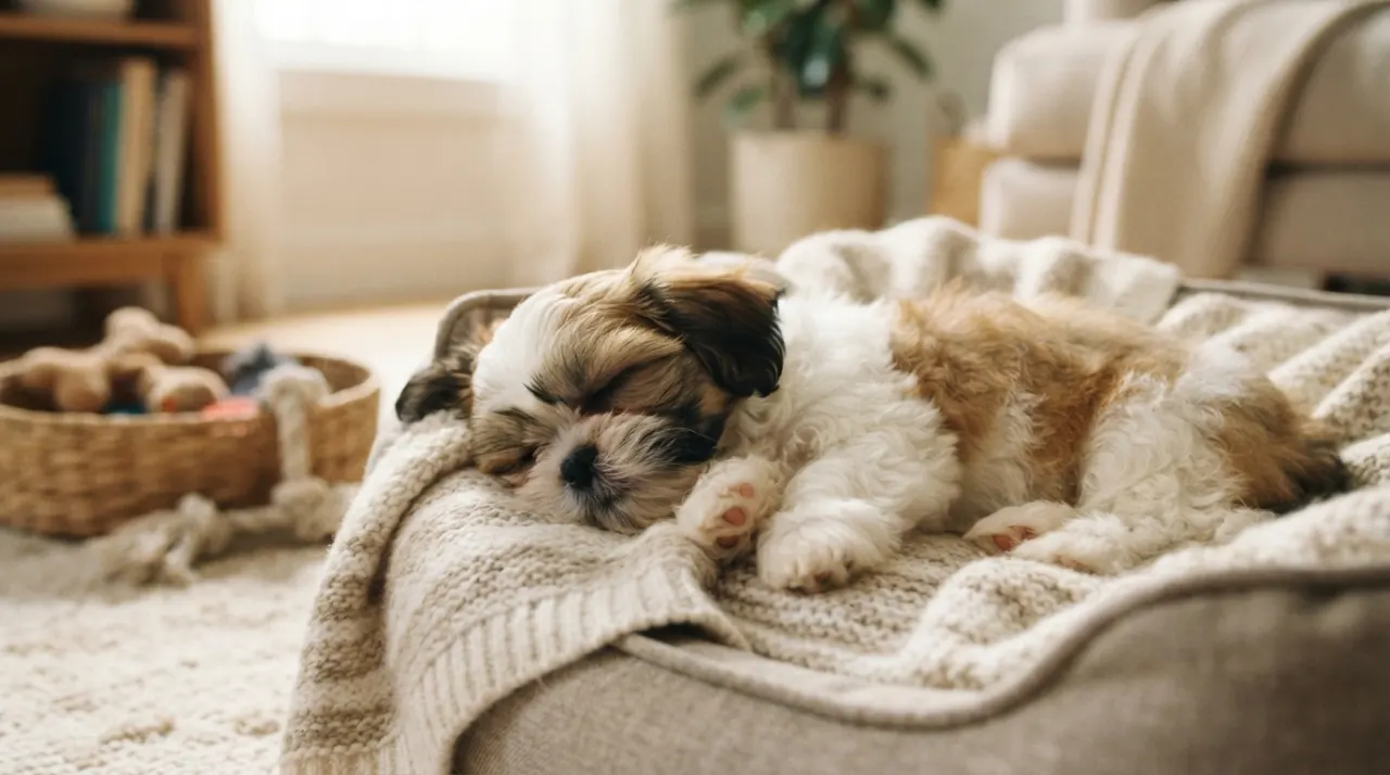 How Much Do Shih Tzu Puppies Sleep?
